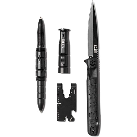 5.11 Tactical ABR Gift Set, 3.15in, Spear Point, S35VN Steel Blade, FRN, Black, 5830055-999-1 SZ