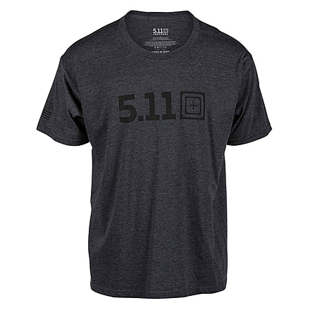 5.11 Tactical Legacy Tonal T-Shirt - Mens, 2XL, Charcoal Heather, 41191AAFF-035-2XL
