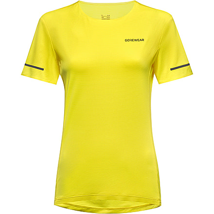 GOREWEAR Contest 2.0 Tee Womens in Washed Neon Yellow Small 4-6 Slim fit A7CDFDEC, 101072-BP00-38