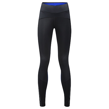 GOREWEAR R5 Womens GORE-TEX INFINIUMTM Running Tights in Black/Ultramarine Blue XS 0-2 Form fit Windproof 5E639B94, 100660-99BL-36