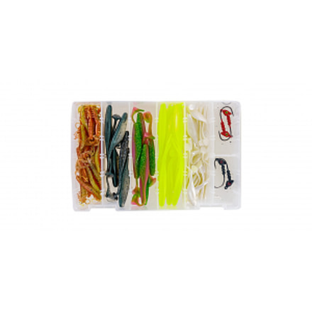 Big Bite Baits Saltwater Soft Baits Kit, 90 per Pack, Multi, Pack, BBB-SALTKIT-03
