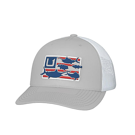 HUK Performance Fishing Huk Trophy Flag Trucker Hat 9D8E29E2, ATH30004700341