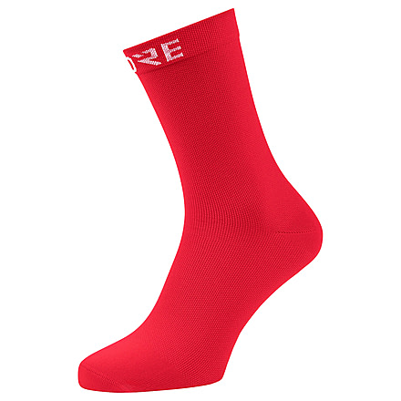 GOREWEAR Cancellara Mid Socks in Red 6-7.5 C0A84AB9, 100784-3500-M