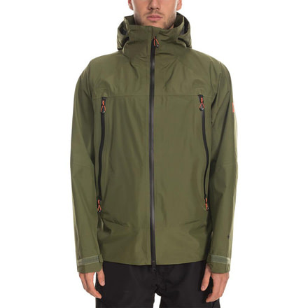 686 Gore-Tex Paclite Shell Jacket - Mens, Surplus Green, Small, KCRGNS01-SPGR-S