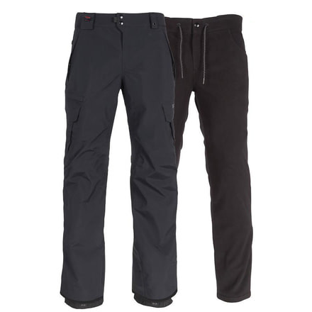 686 Gore-Tex Smarty 3-In-1 Cargo Pant - Mens, Black, Medium, KCR214-BLK-M