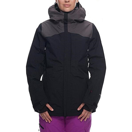 686 Gore-Tex Wonderland Insulated Jacket - Womens, Black Colorblock, Small, L8W301-BLK-S