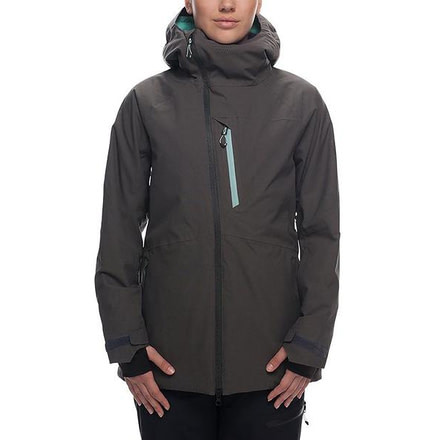 686 Hydra Insulated Jacket - Womens, Charcoal, Small, L8W304-CHA-S