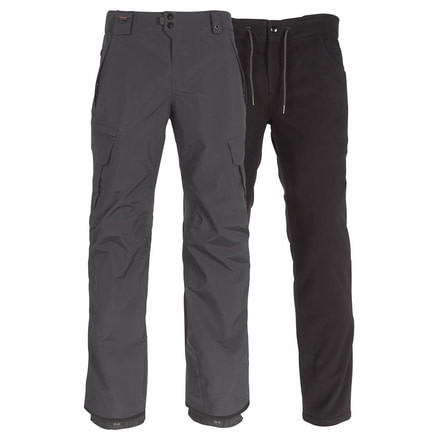 686 Smarty 3-In-1 Cargo Pant - Mens, Charcoal, Medium, KCR210-CHA-M