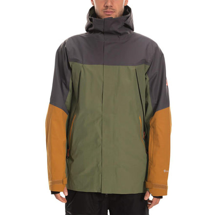 686 Stretch Gore-Tex Zone Thermagraph Jacket - Mens, Surplus Green Colorblock, Extra Large, L9W102-SPGR-XL