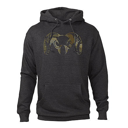 KUIU Valo Ram Hoodie - Men's, Charcoal, 3XL, Cotton, Adult, Male, 7522696560798