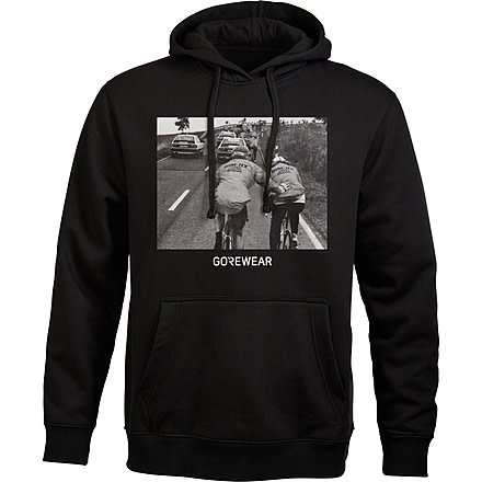 Gorewear Mens GOREWEAR Heritage Hoodie in Black Large Regular fit 70D0CD02, 101654-CG00-XL