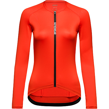 GOREWEAR SPINSHIFT Long Sleeve Cycling Jersey Womens in Fireball 2XS Form fit 6FAD21FD, 101077-AY00-34