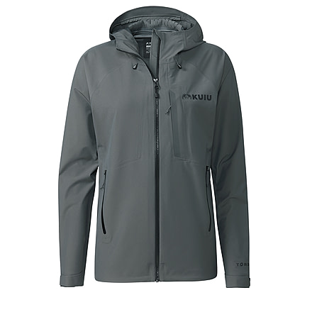 KUIU Womens Chugach TR Rain Hunting Jacket in Gunmetal Size XL A986B0A7, Gunmetal, XL, Nylon Fabric, Adult, Female, 7628924289182