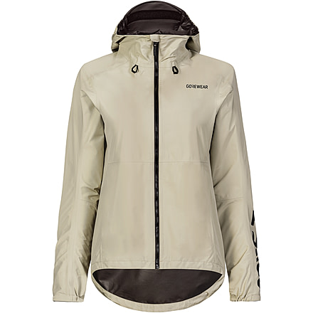 GOREWEAR Endure GORE-TEX LE1 Cycling Jacket Womens in Tech Beige Small 4-6 Regular fit Waterproof 543339B0, 101145-BG00-38