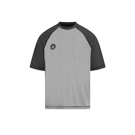 Body Glove Raglan Loose-Fit Short-Sleeve Rash Guard - Black/Charcoal AB43A13A, M, Black/Charcoal, 16182-BLKGRY2-M