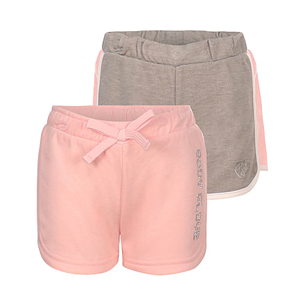 Body Glove Girls Solid and Side-Stripe Shorts Set 7-12 - Light Pink &amp; Grey 07EB9A6C, 8, Light Pink &amp; Grey, 8385BGS31-D-8