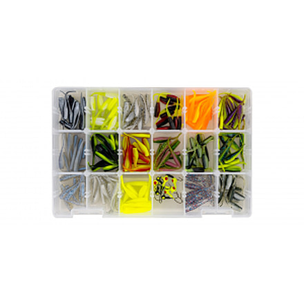 Big Bite Baits Minnr Soft Baits Kit, 200 per Pack, Multi, Pack, BBB-KIT2MNR-220
