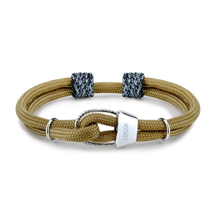 8BPLUS Handmade Galatiani Wristband For Climbers, Beige/Silver, 5-9cm diameter, Regular, 501016