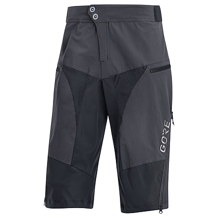 GOREWEAR Mens C5 All Mountain Cycling Shorts in Terra Grey/Black XS Regular fit 7429BA99, 100147-0R99-S