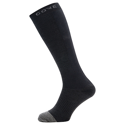 GOREWEAR M Thermo Long Socks in Black/Graphite Grey 6-7.5 Moisture Wicking A7BB2D35, 100231-9991-M