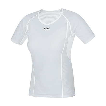 GOREWEAR Womens M WINDSTOPPERR Base Layer Shirt in Light Grey/White 2XS Form fit Windproof BE69730D, 100021-9201-34