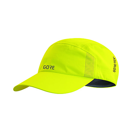 GOREWEAR M GORE-TEX Cap in Neon Yellow Waterproof 1CF2528B, 100002-0800-ONE