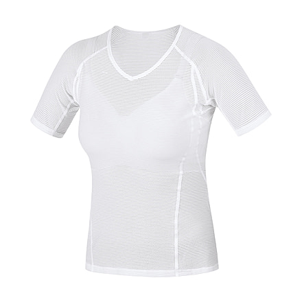 GOREWEAR Womens M Base Layer Shirt in White Large 12-14 Form fit Moisture Wicking 871C705F, 100014-0100-42