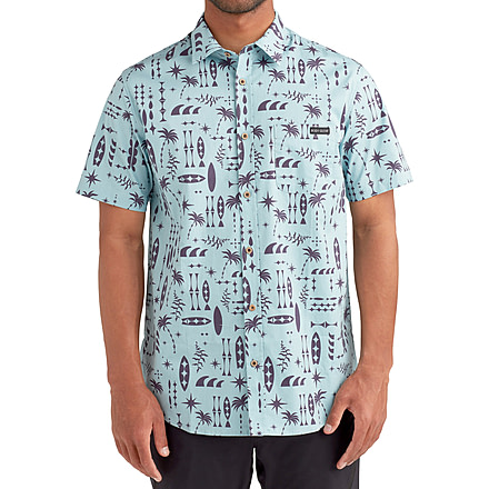 Body Glove Outrigger Button-Up Shirt - Blue 060BAACE, L, Blue, KVA8970-BLU-L