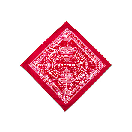 Kammok Time Outside Bandana Outlet A6348A0B, New &amp; Unused, ONBAND-RED-MTO