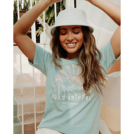 Body Glove Womens Road Tripper Tee - Blue Fade C551947E, XL, Blue Fade, JT25099JRB2020A-Blue-Fade-XL