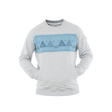 ABK Mael Crew Sweat - Mens, Light Grey, 2XL, 1805360-XXL