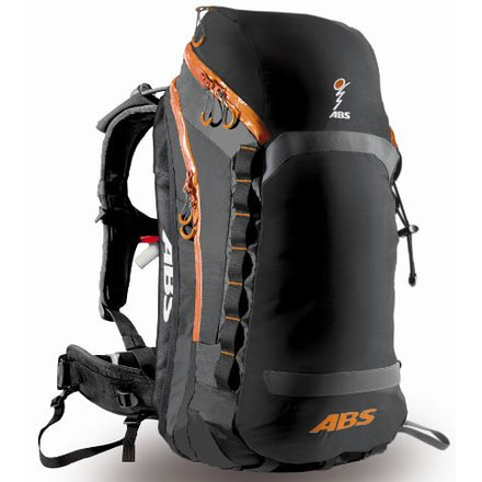 ABS Vario 25 Avalanche Airbag-Black/Orange