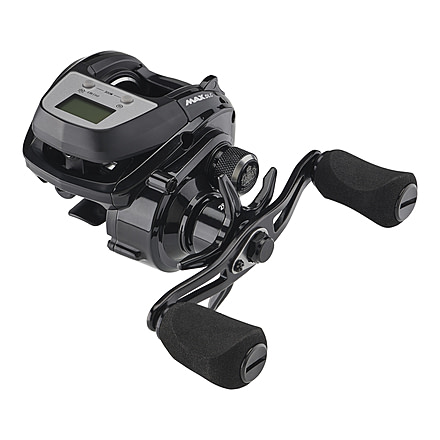 Abu Garcia MAX Digital Line Counter LH LP Reel, Distance to Tip warning, 5bgr, 20lb Drag, 110yds 12lb line. 8.64 oz, MAX-LP-DLC-L