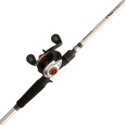 Abu Garcia Revo X Baitcast Combo, 7.3/1, Left, LP, 7ft. Rod Length, Medium Heavy Power, Fast Action, 1 Piece Rod, REVO5XLP-L/701MH