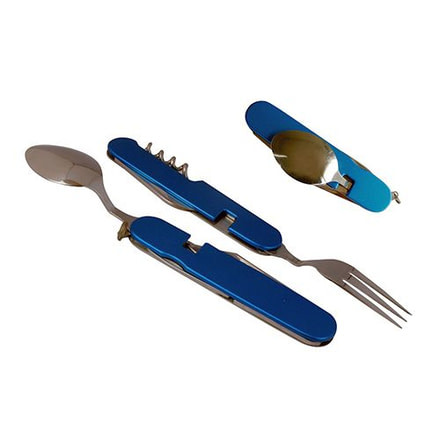 Acecamp Detachable Cutlery Set, Blue, Blue, 1 Year Limited Warranty, ACE-2574
