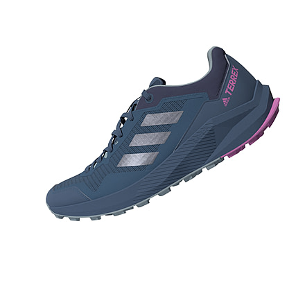 Adidas Terrex Trailrider Shoes - Women's, Wonder Steel/Magic Grey Met/Pulse Lilac, 6, GW5554-6