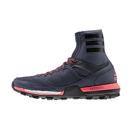 Adidas Terrex Adizero XT Boost Trail Running Shoe - Womens-Grey/Black/Red-Medium-6.5 US