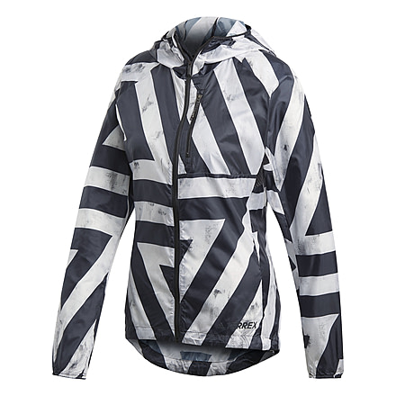 Adidas Terrex Agravic Women's Wind Jacket, White, Large, CG2449-L