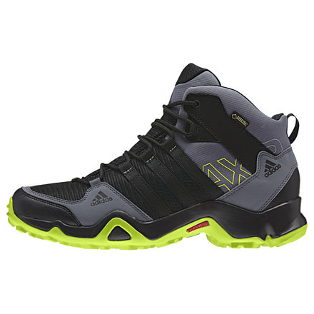 AX2 Mid GTX Hiking Boot - Mens-Black/Slime/Onix-Medium-9.5