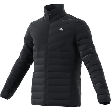 Adidas Terrex Demo, Varilite Soft 3-Stripe Jacket - Men's, Carbon, Medium DZ6254-M-DEMO