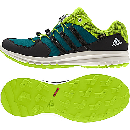 Adidas Terrex Duramo Cross X GTX Trail Running Shoe - Women's-Teal/Black/Slime-Medium-8.5 US