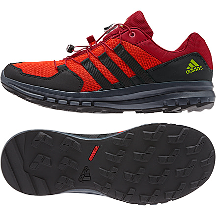 Adidas Terrex Duramo Cross X Trail Running Shoe - Men's-Orange/Blk/Slime-Medium-10.5 US
