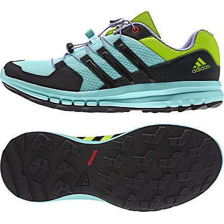 Adidas Terrex Duramo Cross X Trail Running Shoe - Women's-Medium-Frost Mint/Blk/Slime-6 US