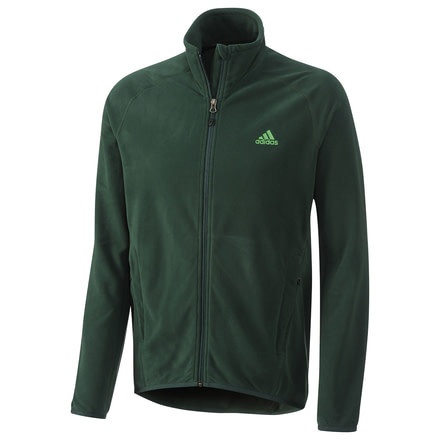 Adidas Terrex Hiking/Trekking Fleece Jacket - Men's-Ivy-Small