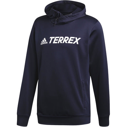 Adidas Terrex Logo Hoodie - Men's, Legend Ink, Medium, CY2149-M