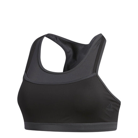 Adidas Terrex Medium Impact Women's Bra 2, Black/Carbon, Small, CF8425-S