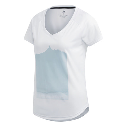 Adidas Terrex Parley Tee - Women's, White, DU5188-DEMO