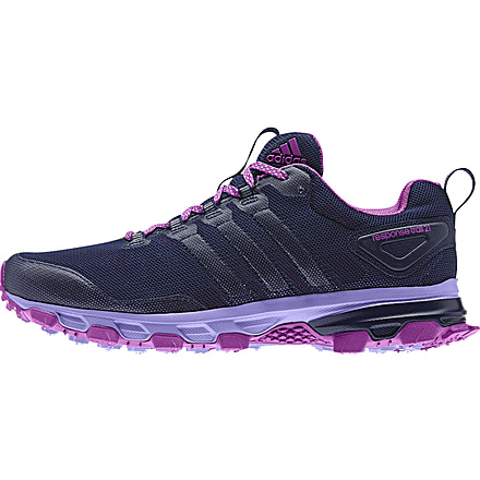 Adidas Terrex Response 21 Trail Running Shoe - Womens-Night Sky/Pink/Purple-Medium-9.5 US