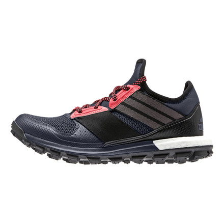 Adidas Terrex Response Trail Boost Trail Running Shoe - Womens-Grey/Black/Red-Medium-11 US