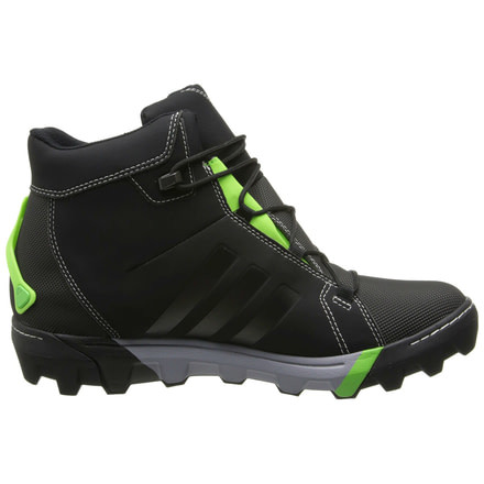 Adidas Terrex Slopecruiser CP Primaloft Winter Boot - Men's-Black/Ray Green-Medium-13 US